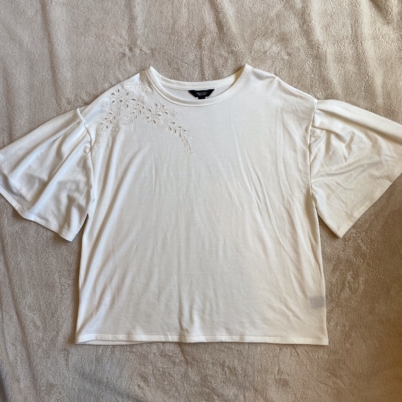 NEW Simply Vera Wang Cut-Out Top XL - Picture 1 of 11